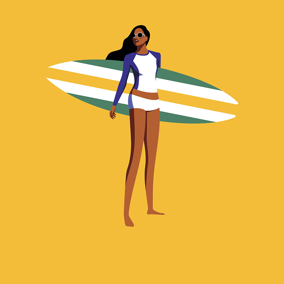 Summer vector